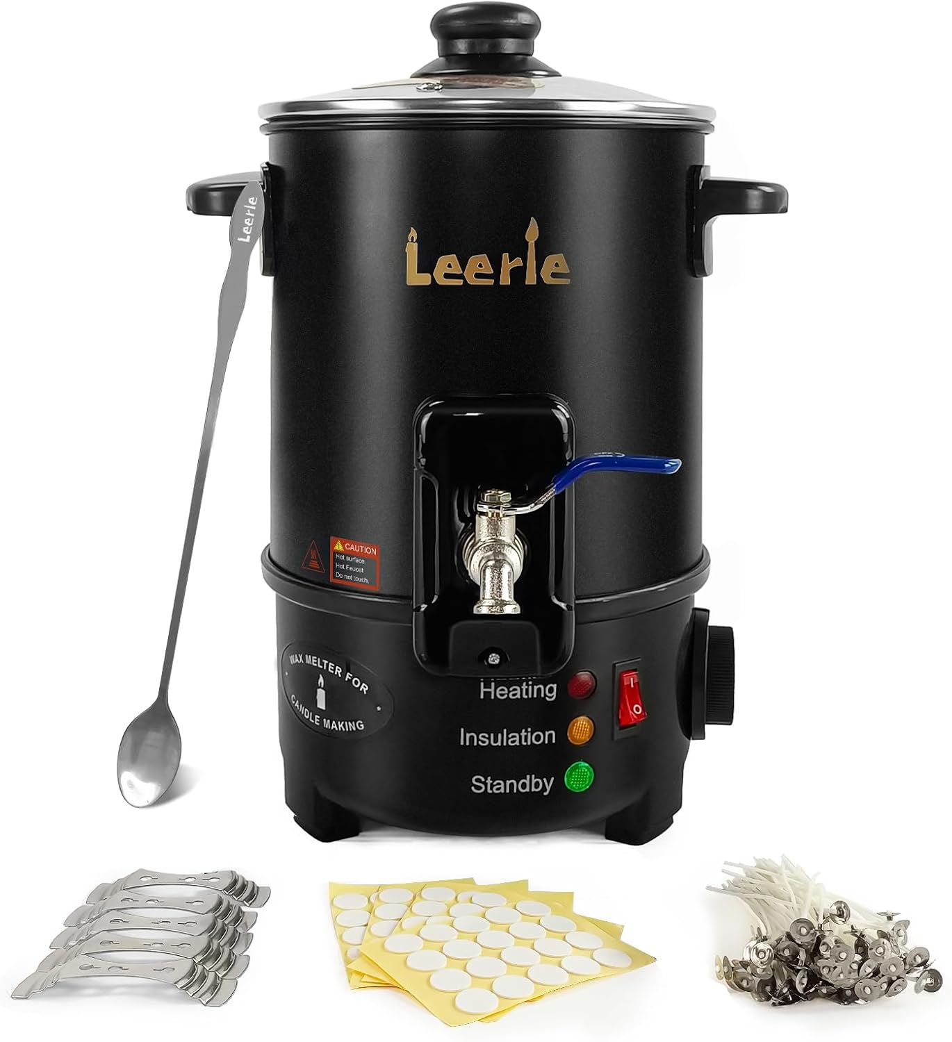 Candle Making Kit Diy - 8Lbs Electric Wax Melter for Candle