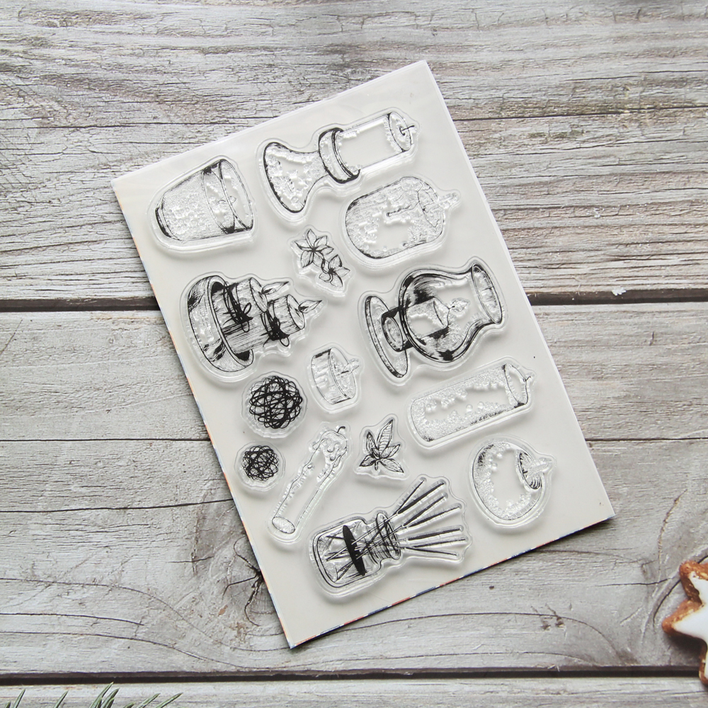 Candle Making For Kids - KLJUYP Candle Bottles Transparent clear stamp