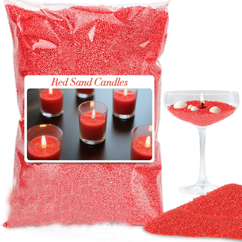 Candle Making Course - 100G Green White Red Sand Pearled