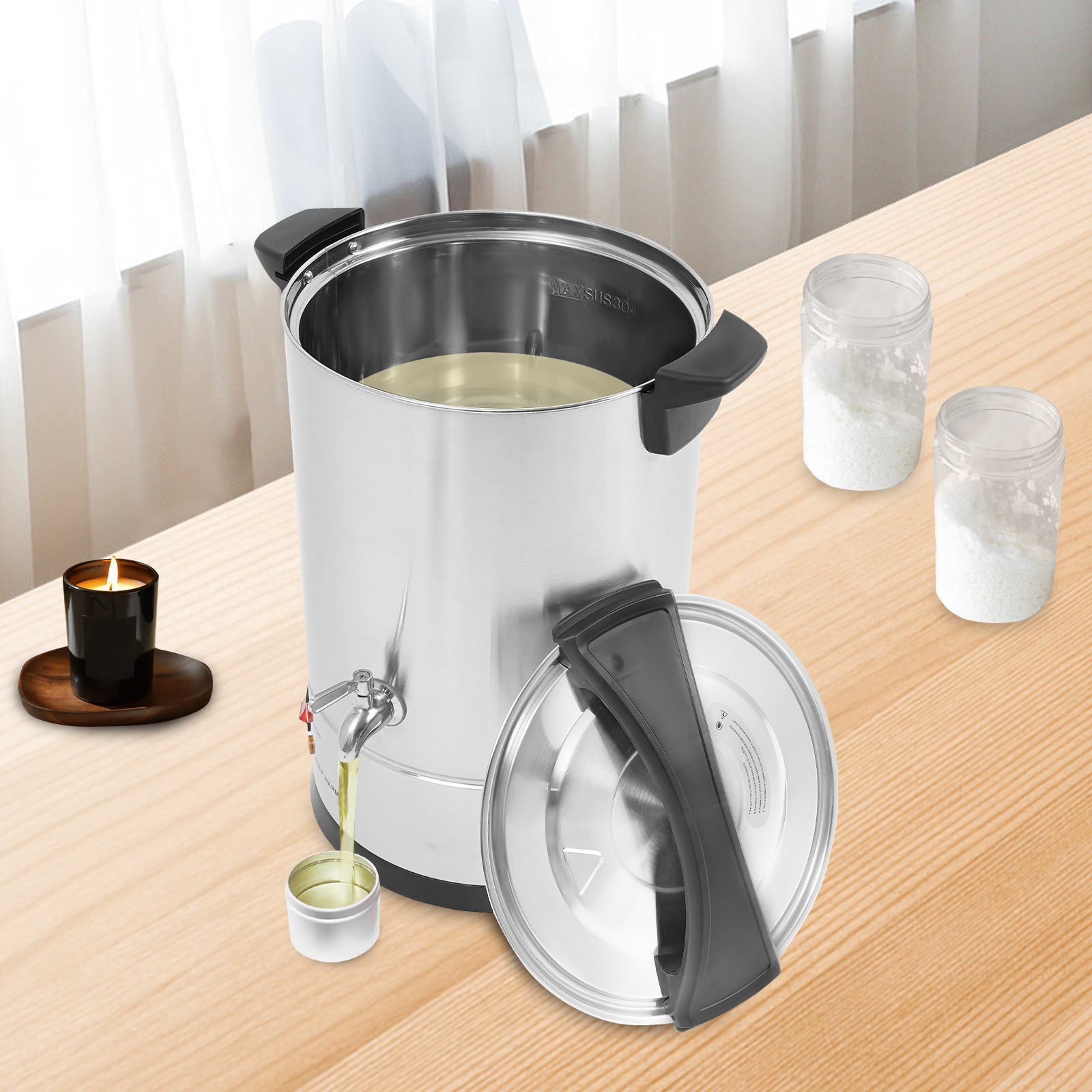 1200 W Electric Wax Melter, 12 - Candle Making Wax Melter ulasan dan harga
