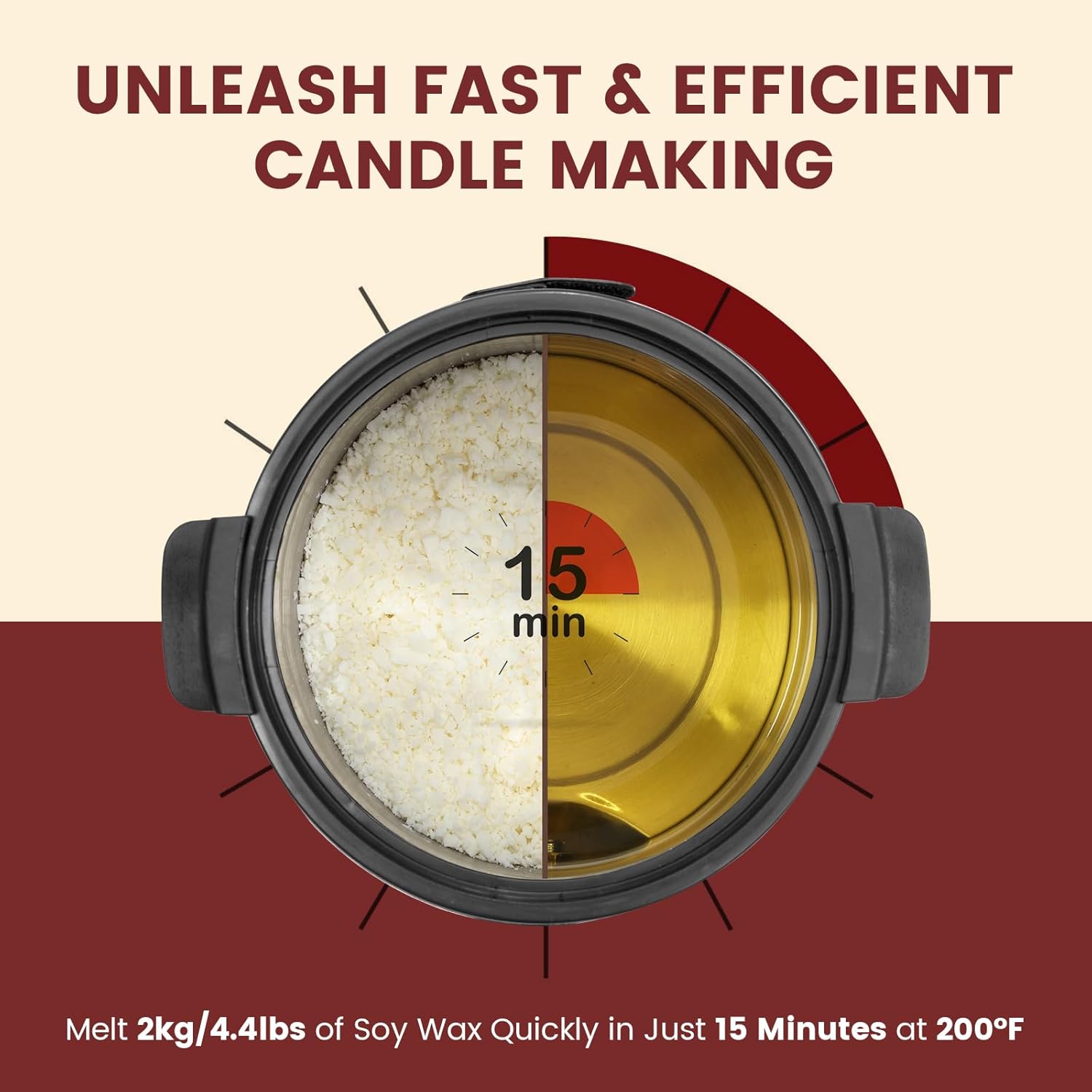 8L Wax Melter for Candle Makin - Candle Making Wax Melter ulasan dan harga