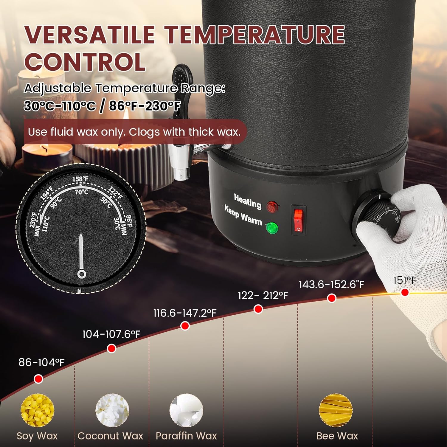 8L Wax Melter for Candle Makin - Candle Making Wax Melter ulasan dan harga