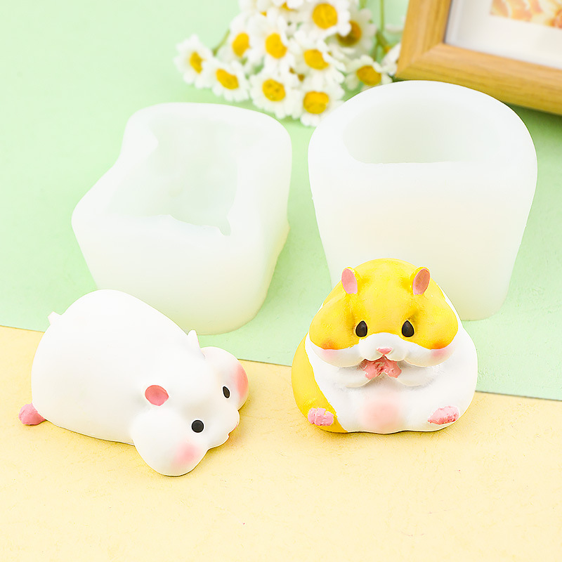 DIY Cute Hamster Mold Chocolat - Candle Making Items ulasan dan harga