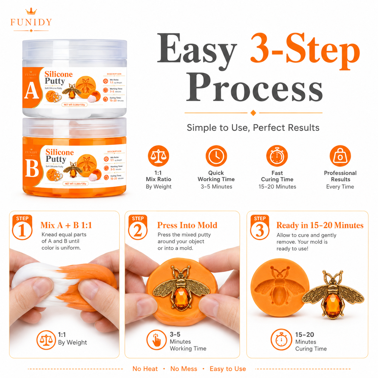 SILICONE PUTTY Making Kit, Fas - Candle Making Course ulasan dan harga