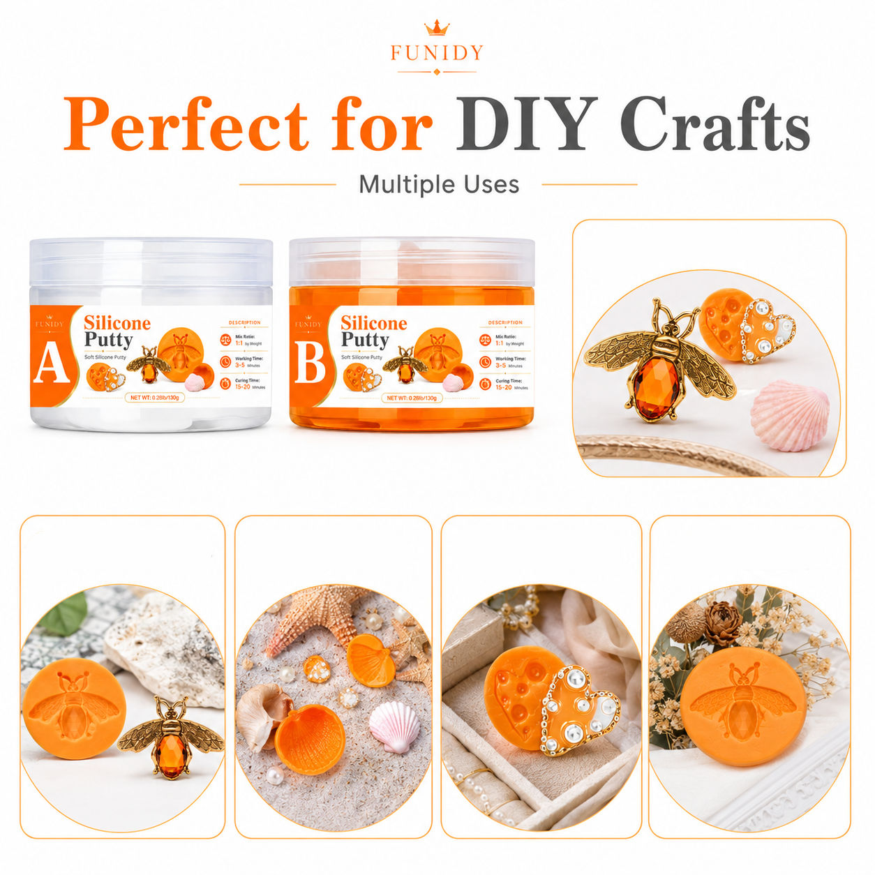 SILICONE PUTTY Making Kit, Fas - Candle Making Course ulasan dan harga