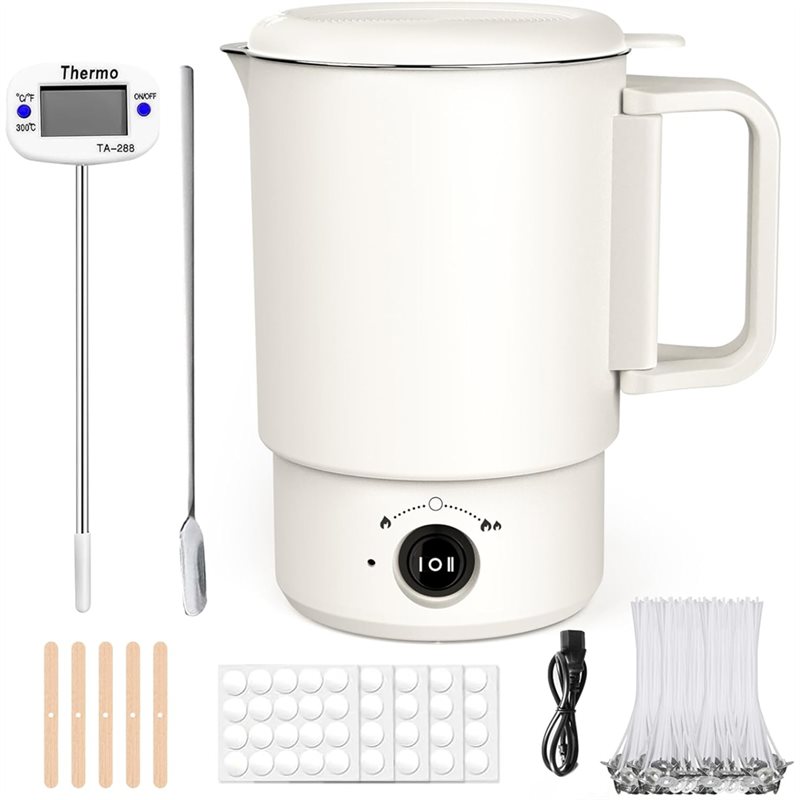 A47U Electric Wax Melting Pot  - Candle Making Kit For Beginners ulasan dan harga