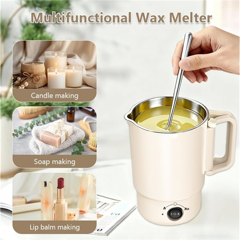 A47U Electric Wax Melting Pot  - Candle Making Kit For Beginners ulasan dan harga