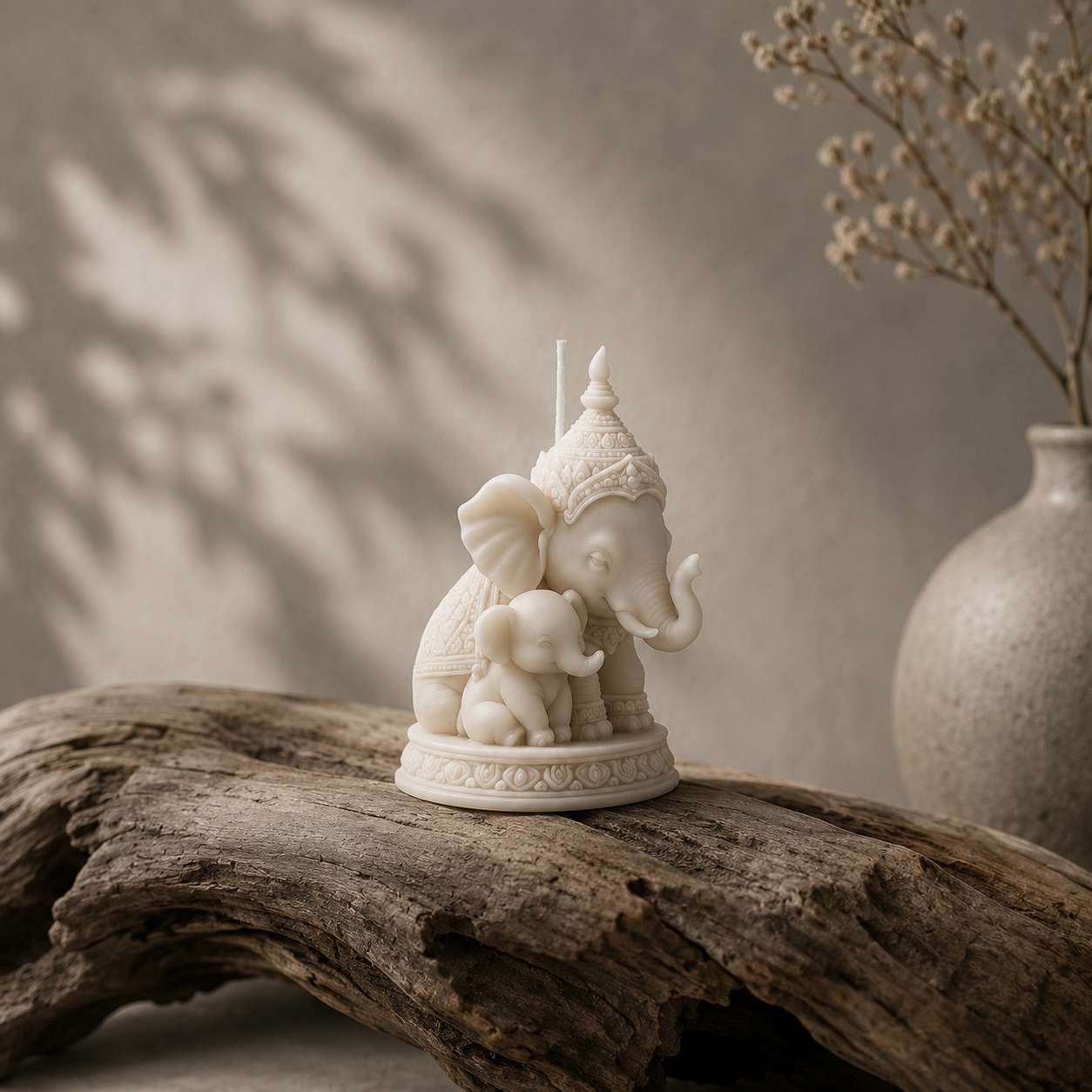 Thai Mother and Child Elephant - Candle Making For Kids ulasan dan harga