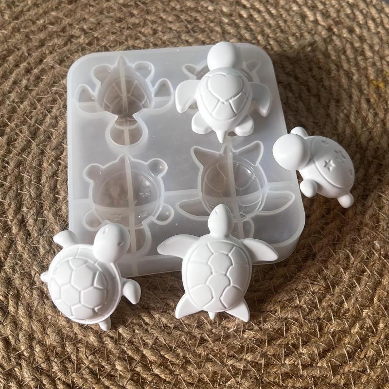 Four Turtles Plaster Silicone  - Candle Making Moulds ulasan dan harga