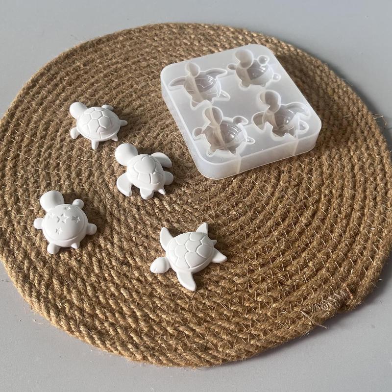 Four Turtles Plaster Silicone  - Candle Making Moulds ulasan dan harga