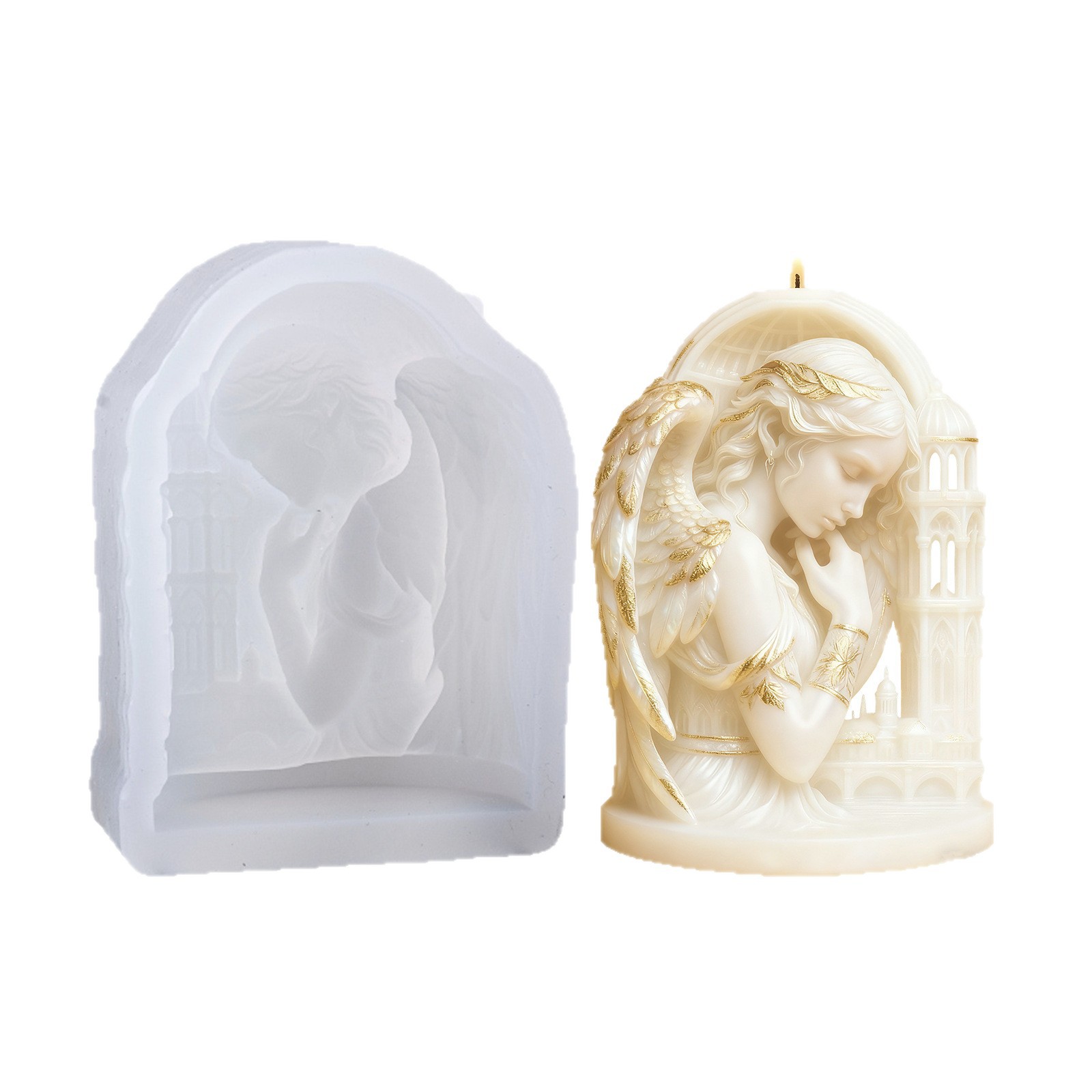 Angel Candle Mold Creative Sce - Candle Making Moulds ulasan dan harga