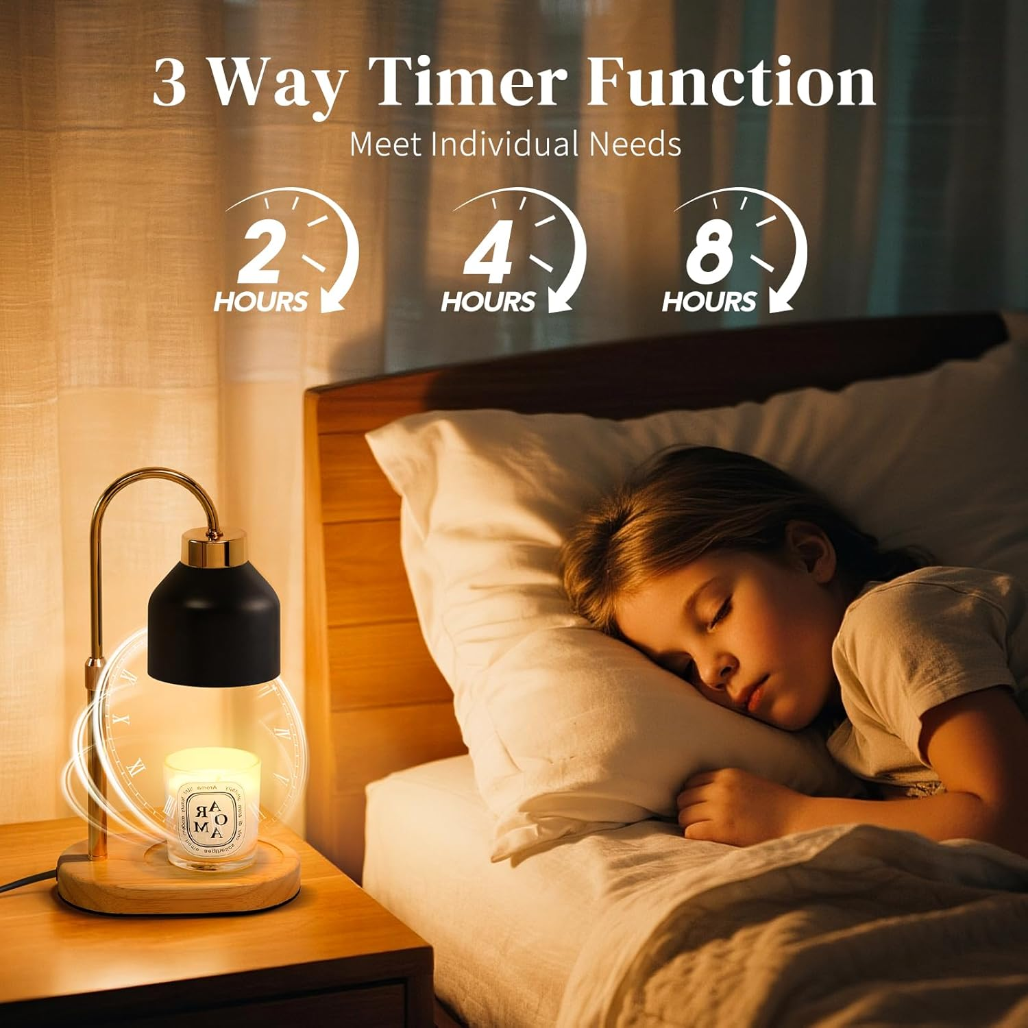 Black Candle Warmer Lamp with  - Candle Making Wax Melter ulasan dan harga