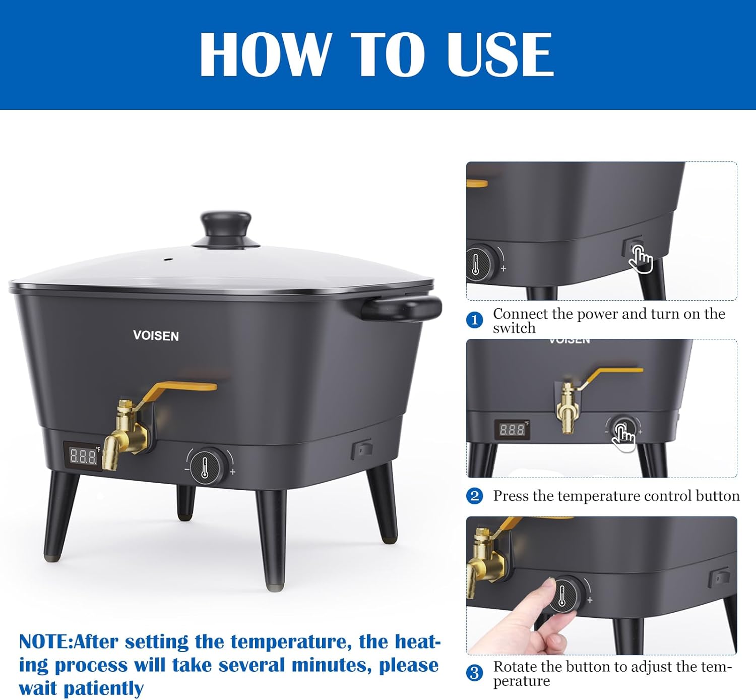8Qt Electric Wax Melter for Ca - Candle Making Wax Melter ulasan dan harga