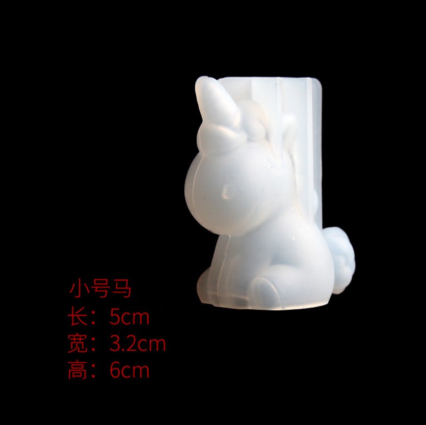 Transparent Unicorn Silicone E - Candle Making Moulds ulasan dan harga