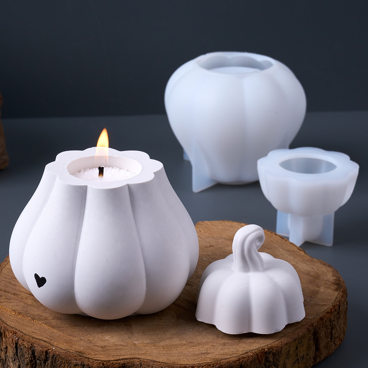 DIY Pumpkin Storage Box Silico - Candle Making Moulds ulasan dan harga
