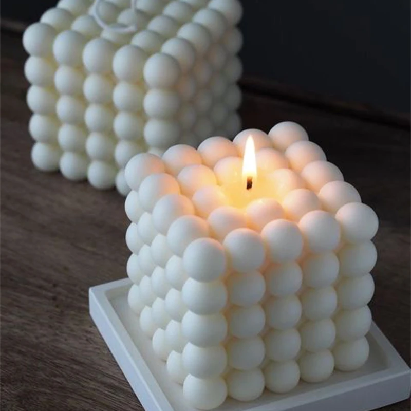 Large Bubble Cube Candles Sili - Candle Making Moulds ulasan dan harga