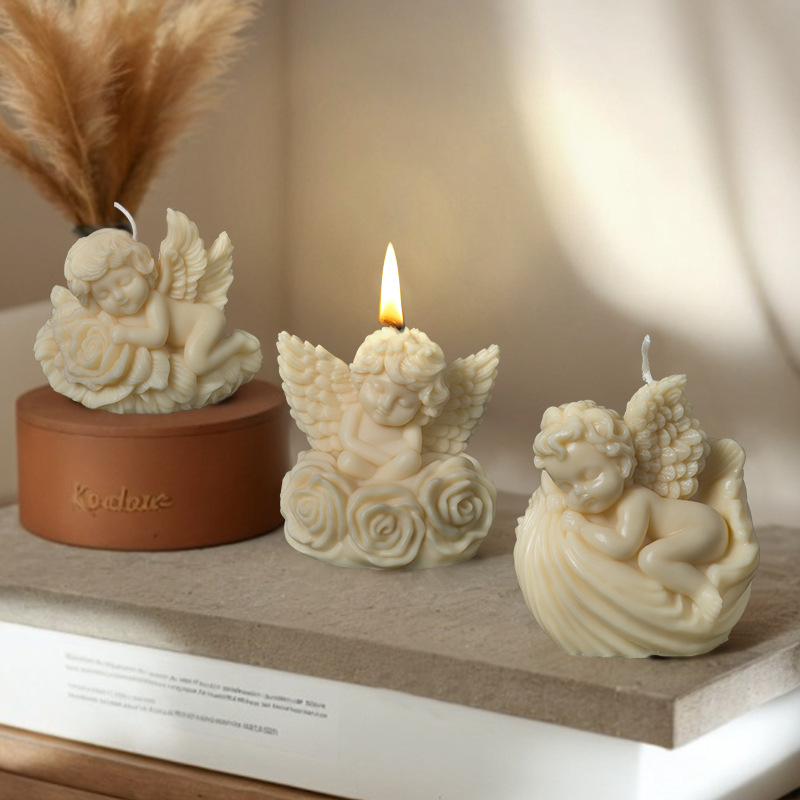 3D Rose Angel Children Candle  - Candle Making For Kids ulasan dan harga