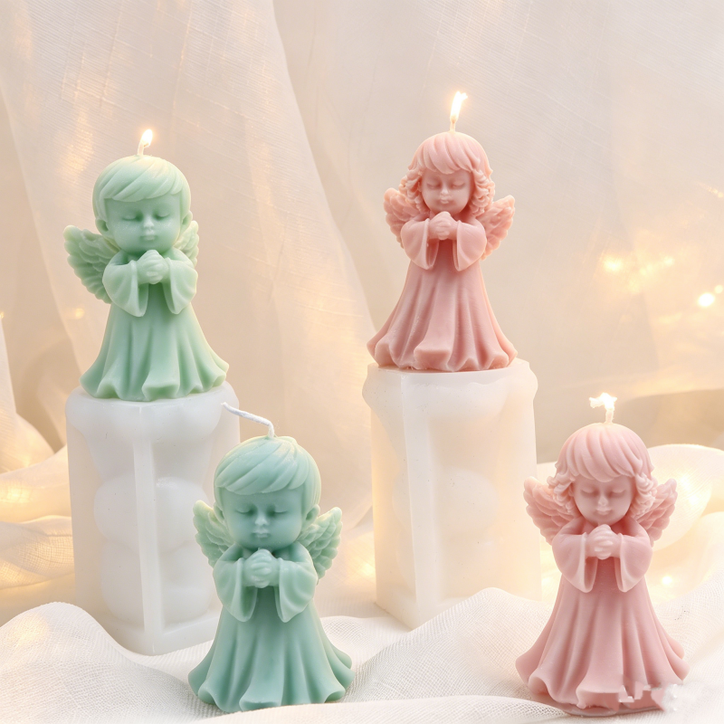 3D Praying Angel Silicone Cand - Candle Making For Kids ulasan dan harga