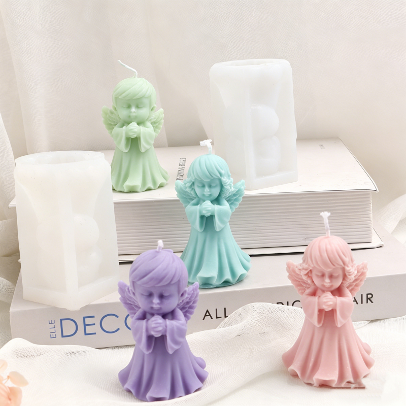 3D Praying Angel Silicone Cand - Candle Making For Kids ulasan dan harga