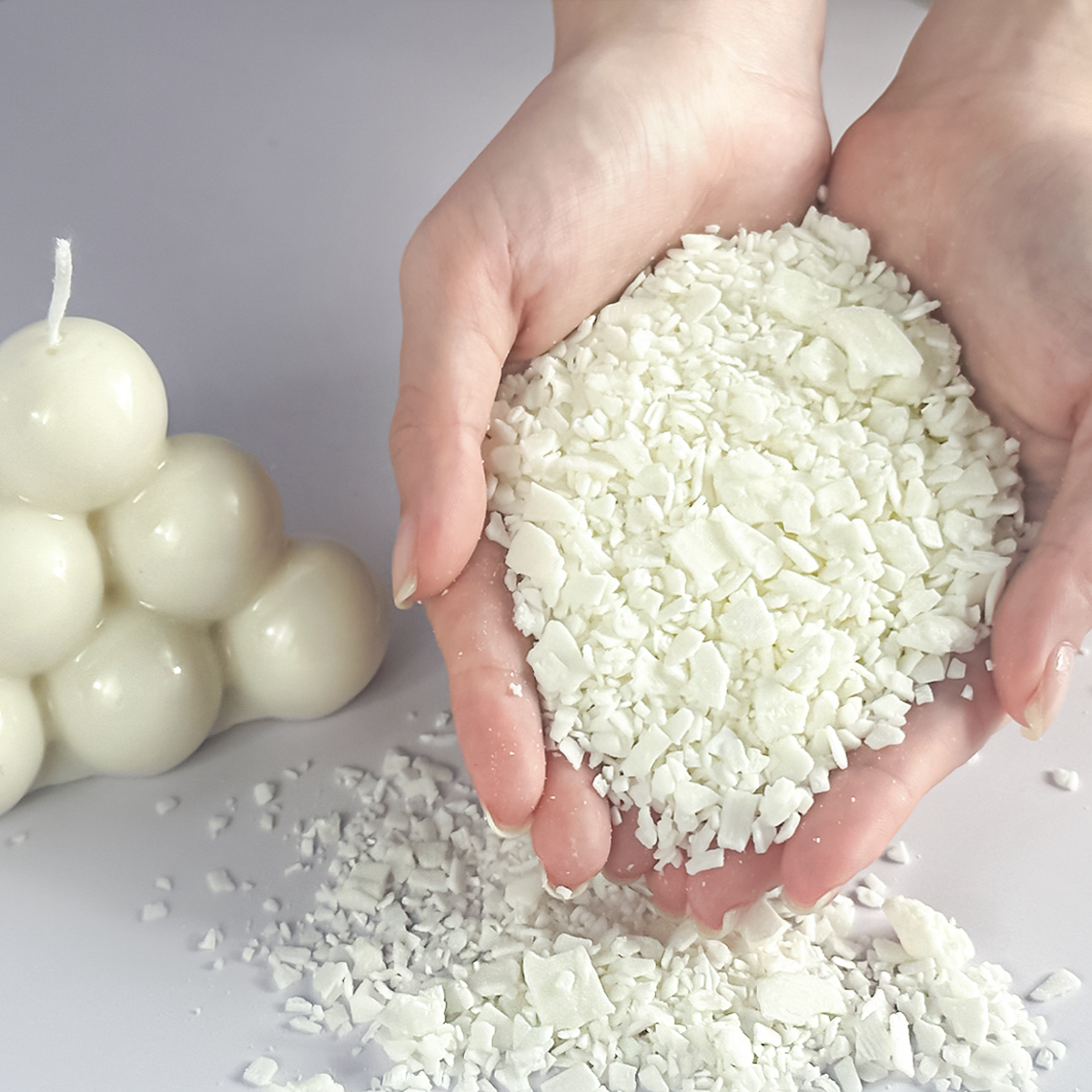 250g/500g Natural Soy Wax Gran - Candle Making Course ulasan dan harga