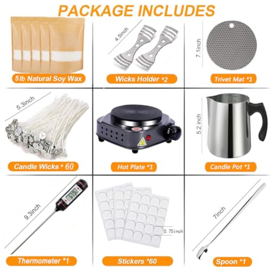 Candle Making Kit with for Adu - Candle Making Wax Melter ulasan dan harga