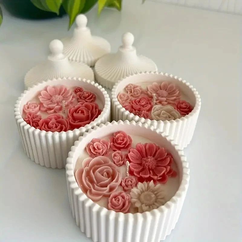 1 Set Silicone Candle Jar Mold - Candle Making Moulds ulasan dan harga
