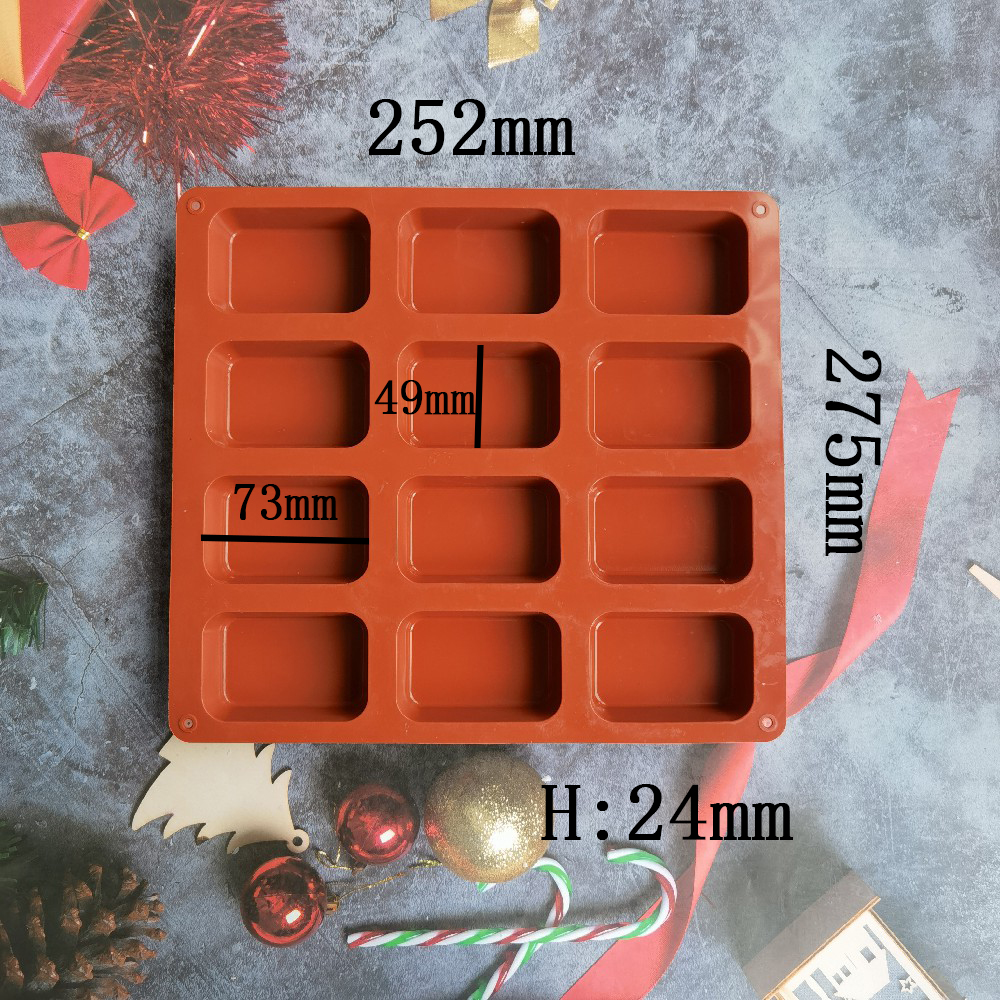 12 Cavity Square Silicone Soap - Candle Making Course ulasan dan harga