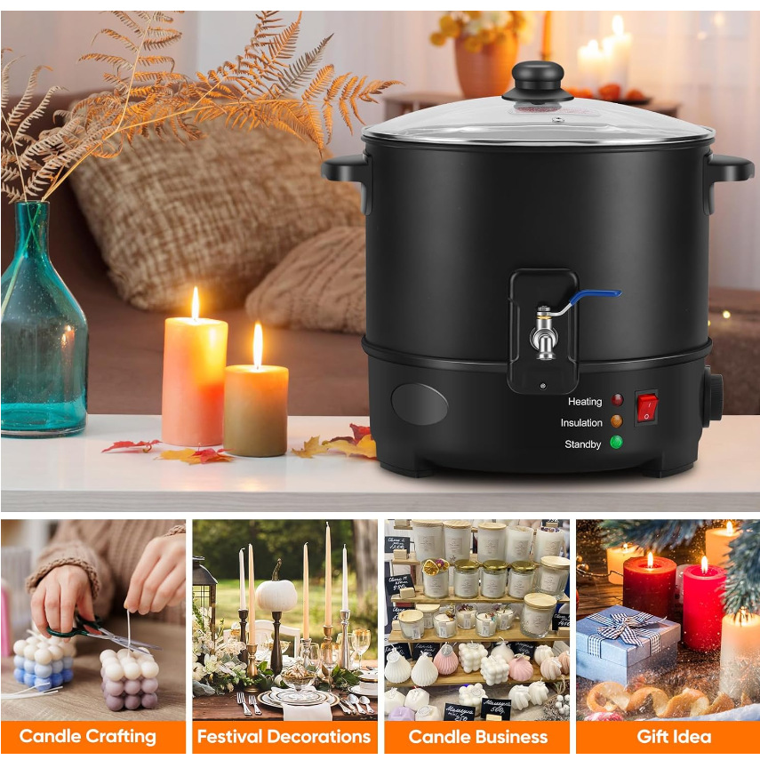 EU US Plug Electric Melting Ca - Candle Making Machine ulasan dan harga