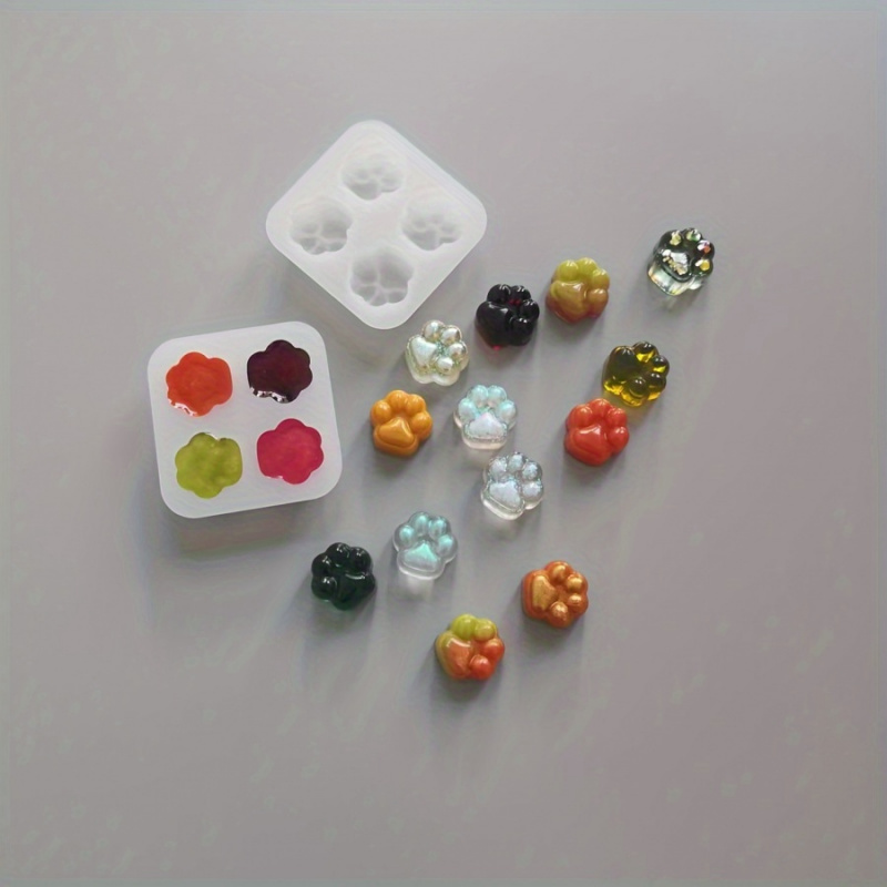 1Cat Paw Pattern Silicone Mold - Candle Making Kit Diy ulasan dan harga