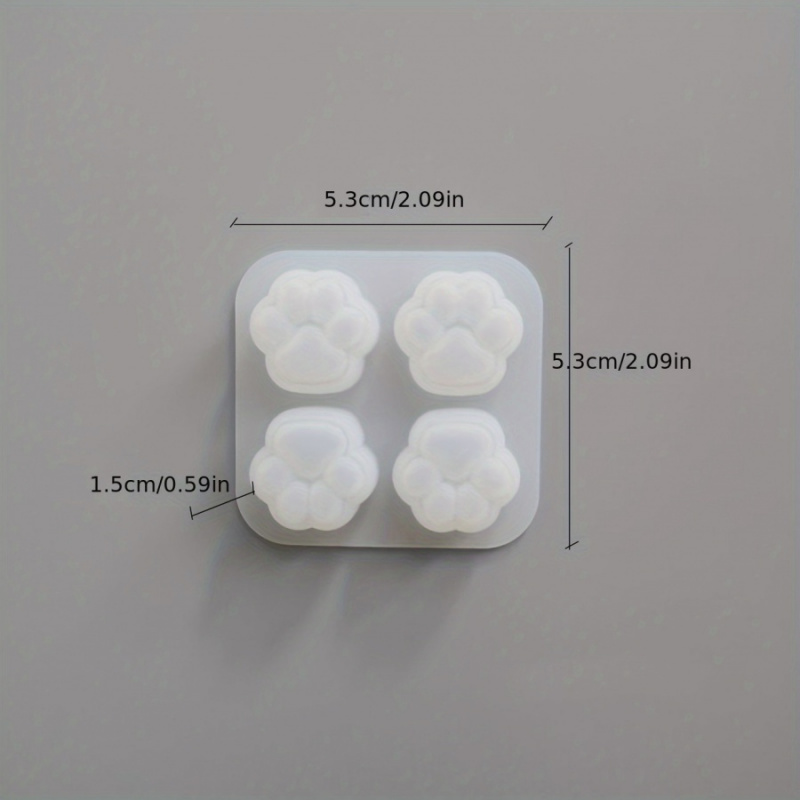 1Cat Paw Pattern Silicone Mold - Candle Making Kit Diy ulasan dan harga