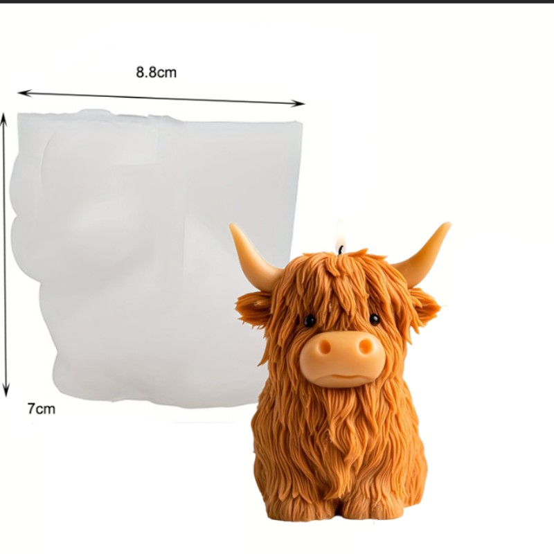 Alpine Cow Candle Mold - Epoxy - Candle Making Moulds ulasan dan harga