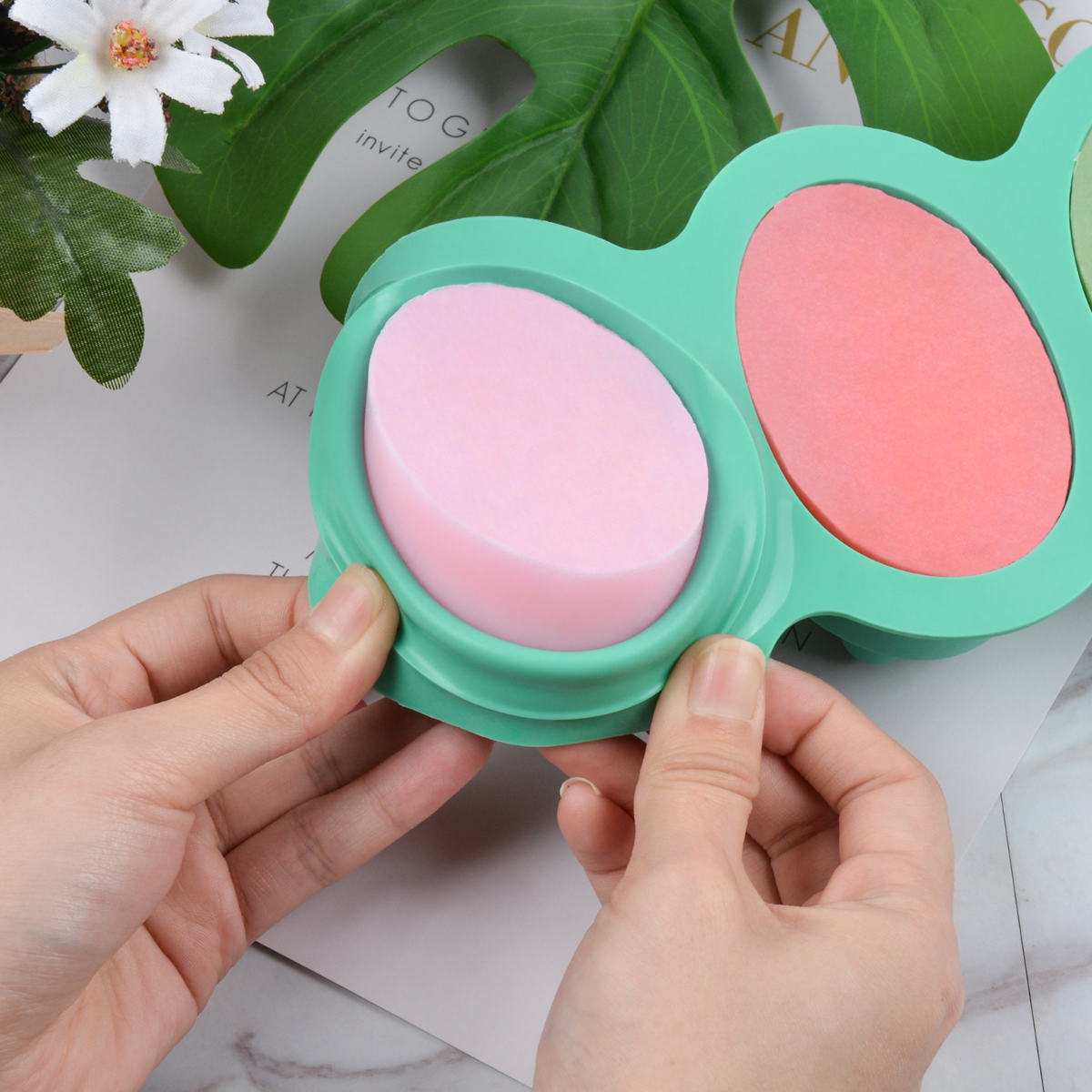 4 Hole Oval Massage Soap Silic - Candle Making Kit Diy ulasan dan harga