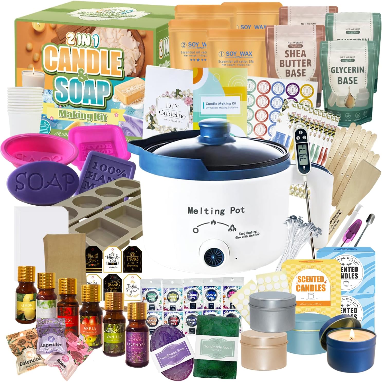 2 in 1 Candle Soap Making Kit  - Candle Making Kit For Beginners ulasan dan harga