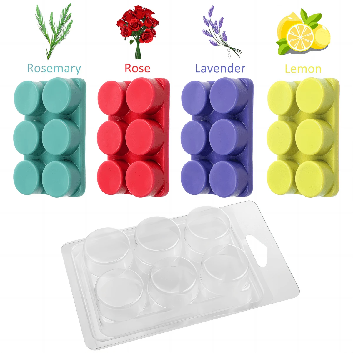 10pcs Wax Melt Mold, Wax Melt  - Candle Making Tips ulasan dan harga