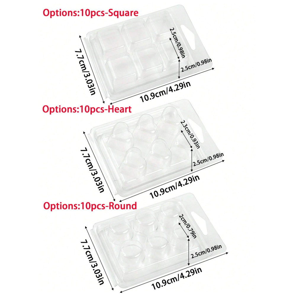 10pcs Wax Melt Mold, Wax Melt  - Candle Making Tips ulasan dan harga
