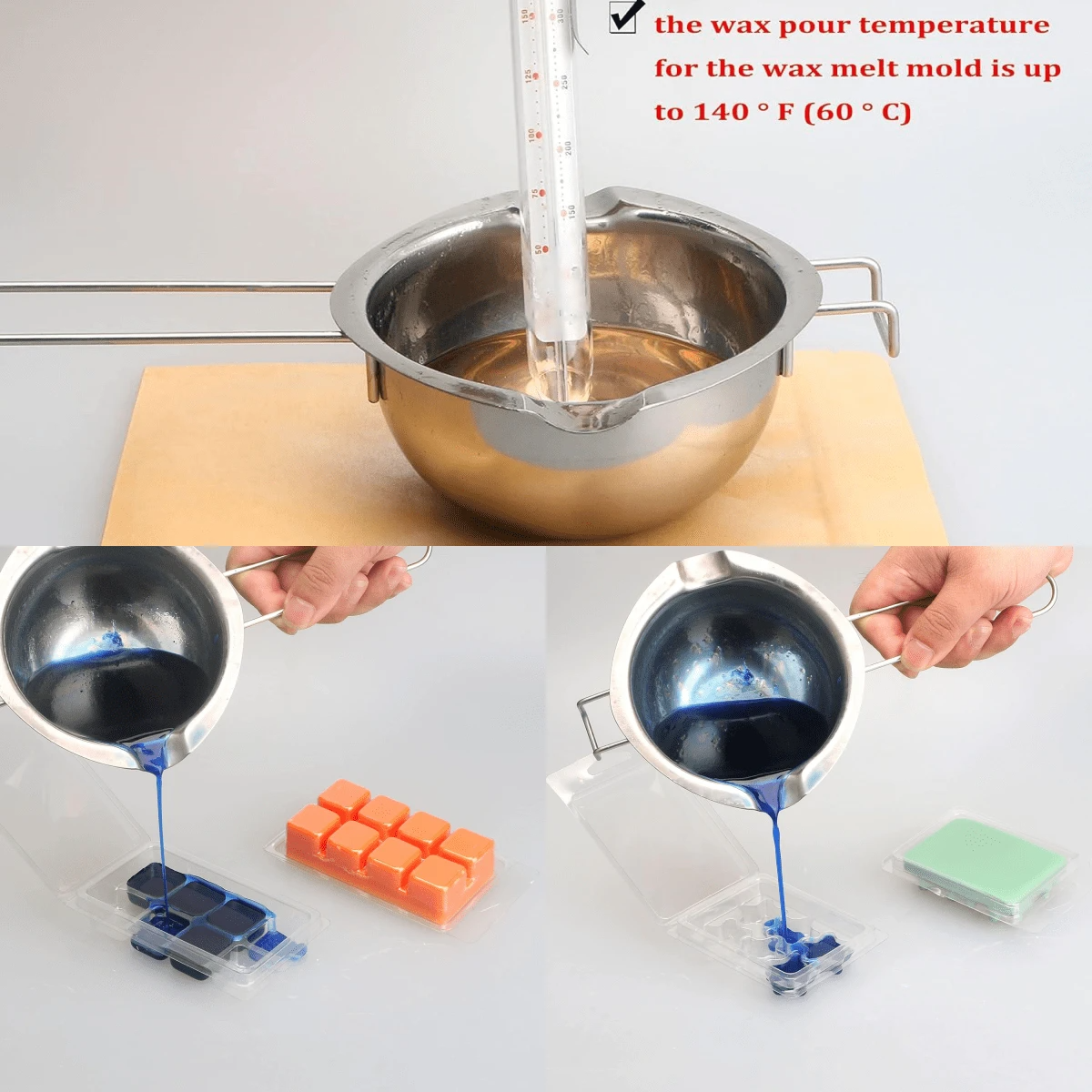10pcs Wax Melt Mold, Wax Melt  - Candle Making Tips ulasan dan harga