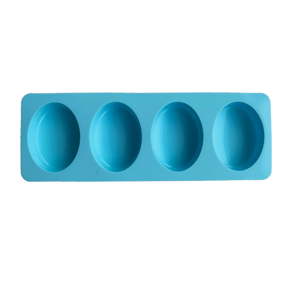 4 Cavities Oval Handmade Soap  - Candle Making Kit Diy ulasan dan harga