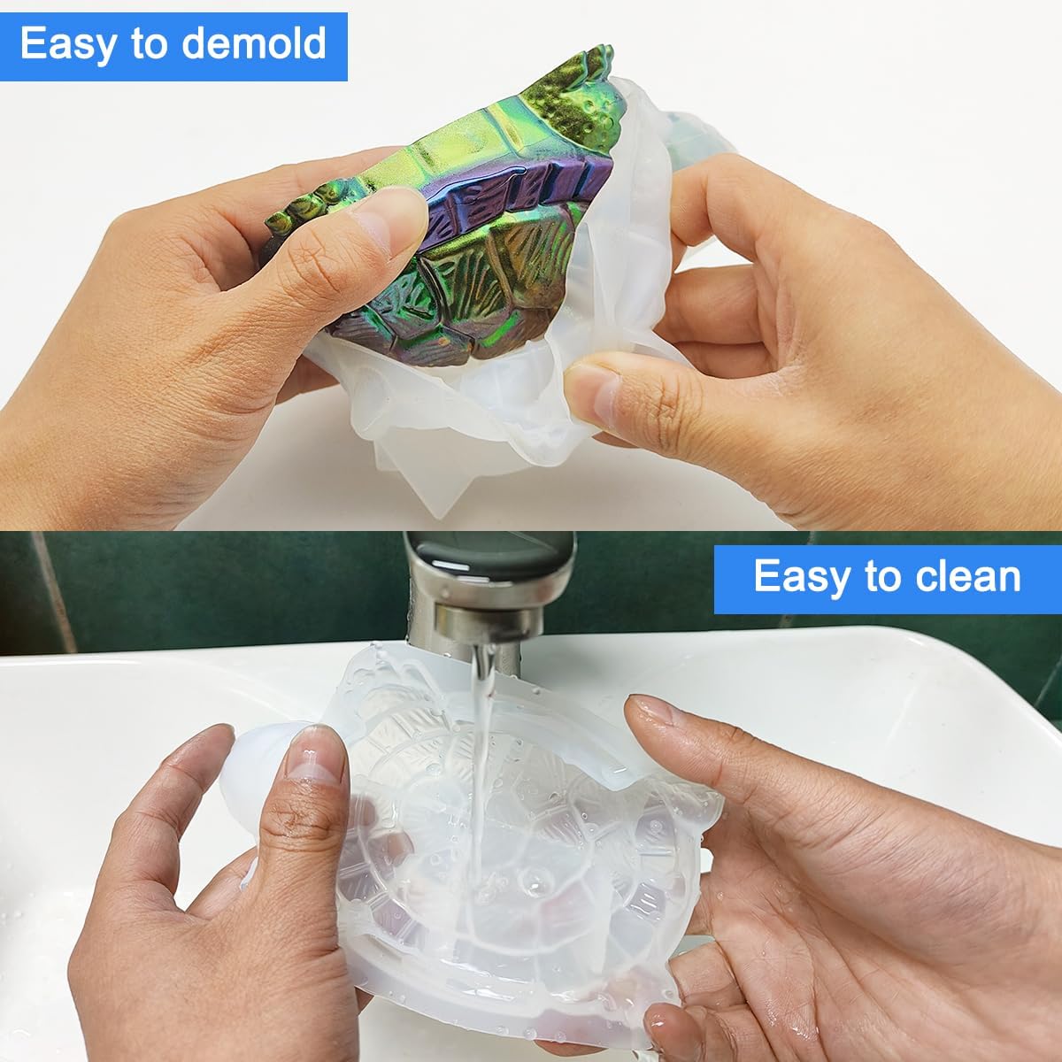 3D Tortoise Resin Molds Thick  - Candle Making Moulds ulasan dan harga