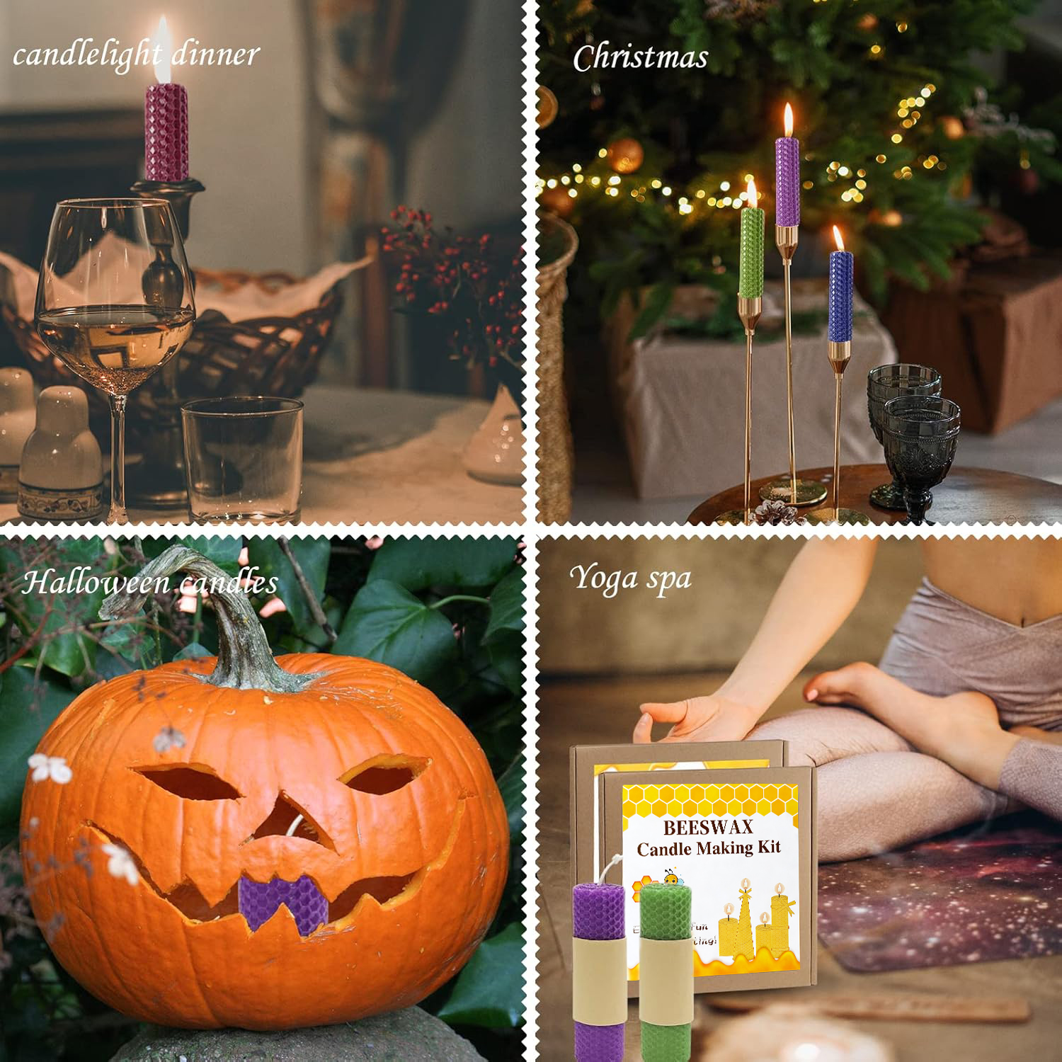 Beeswax Candle Making Kit 12pc - Candle Making Kit For Beginners ulasan dan harga