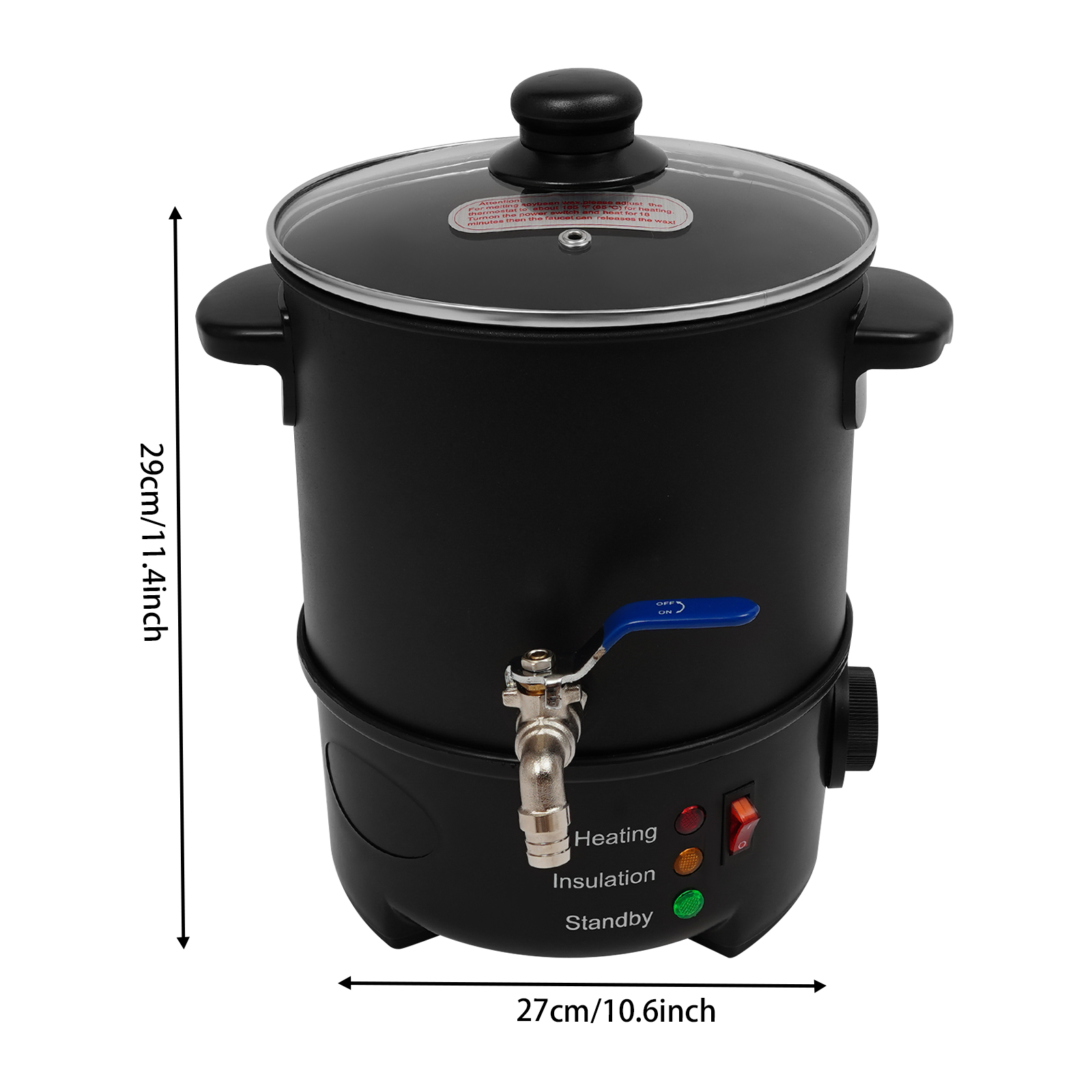 4L Electric Wax Melter, 600W 1 - Candle Making Wax Melter ulasan dan harga