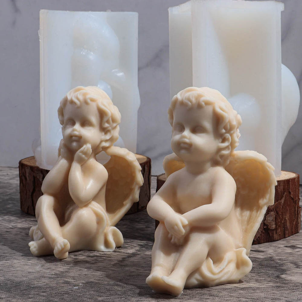 3D Angel Children Silicone Mol - Candle Making For Kids ulasan dan harga