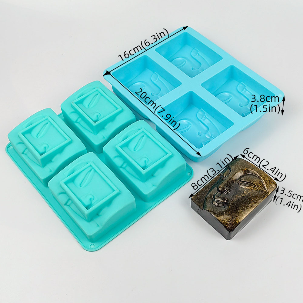 4 Holes Buddha Portrait Soap M - Candle Making Course ulasan dan harga