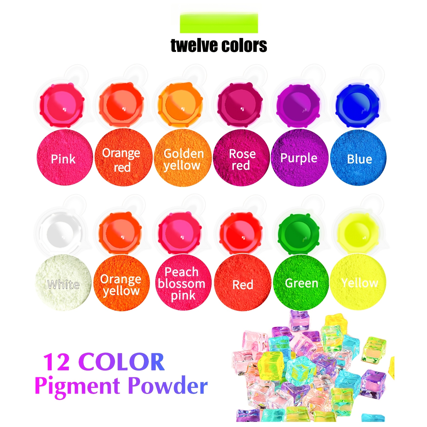 Fluorescent Powder/Neon Resin  - Candle Making Items ulasan dan harga