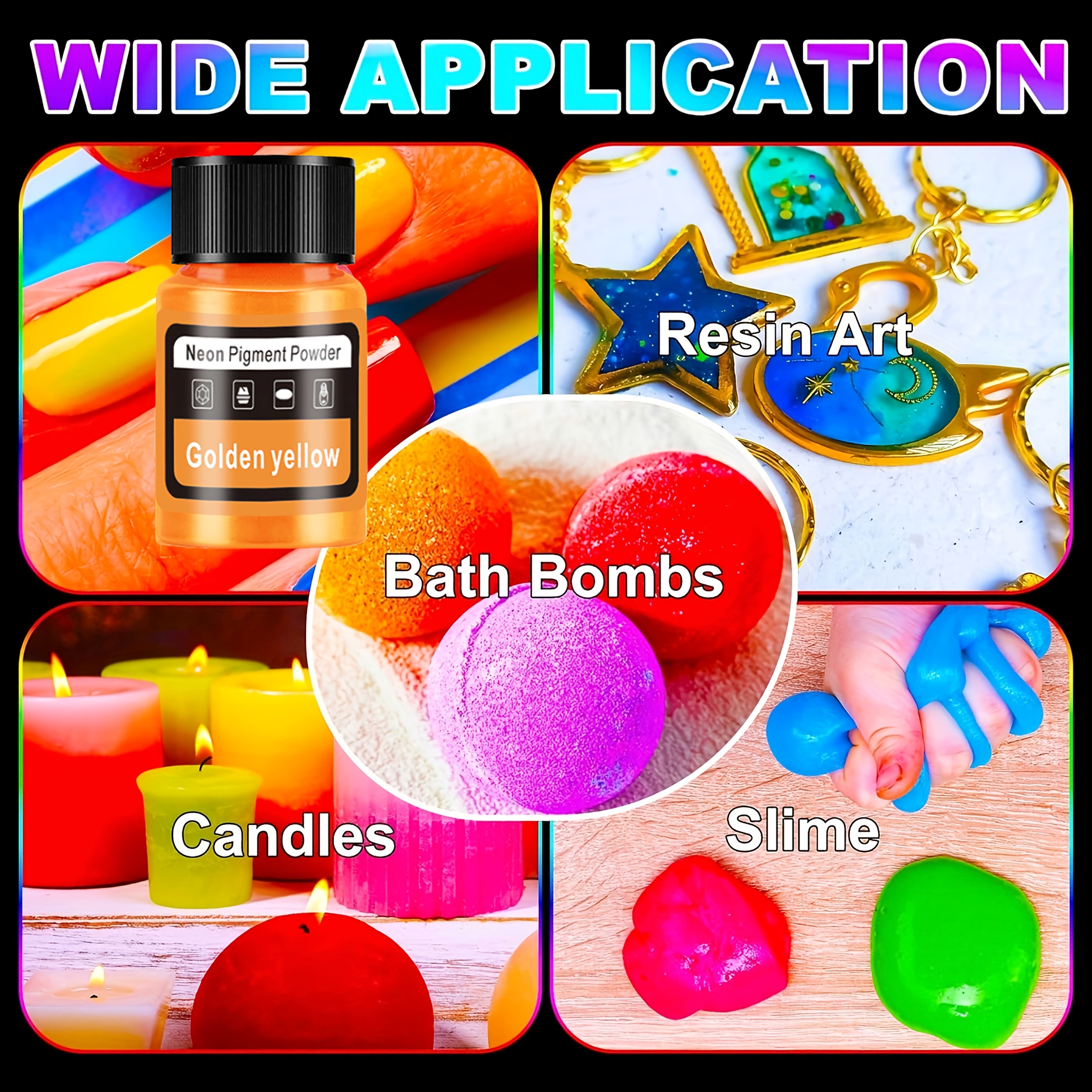 Fluorescent Powder/Neon Resin  - Candle Making Items ulasan dan harga